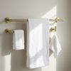 Bathroom Accessories Set Ari Brush Gold 4 Pieces
