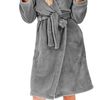 Bathrobe Nancy Grey + Socks S/M