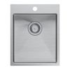 Stainless steel sink RUSSEL 90 BRUSH NICKEL