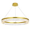 Люстра LED LHJ047-CP 80 cm GOLD