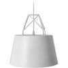 Lampa Sufitowa Wisząca Metalowa APP423-1CP Biała