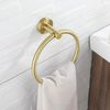 Zlatna kupaonska vješalica za ručnike MIST 05