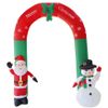 INFLATABLE CHRISTMAS ARC LED SNOWMAN XXL