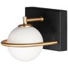 LAMPA ŚCIENNA KINKIET APP1220-1W Czarno Złota