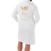 Bathrobe men's King White S/M