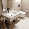 Настінна раковина REA Aresa Grey Gold 70