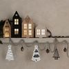 CHRISTMAS TREE SET 12 PCS WOODEN CHRISTMAS TREES