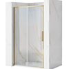 Puerta de ducha REA Rapid Slide 140 Gold Brush