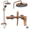 Conjunto de ducha Rea Vision Brush Copper