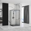 Cabine de douche Rea Punto Black 80x100