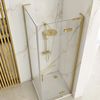 Cabine de douche REA Hugo 80x90 Gold Brush