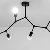 LAMPA SUFITOWA KLASYCZNA METAL LOFT APP737-6C Czarna