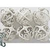 CHRISTMAS TREE BAUBLES SET WHITE 6PCS KL-21X26