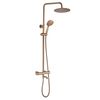 Kit de douche avec thermostat Lungo Diamond Copper