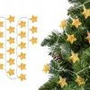 Christmas tree lights Garland LED Gold Stars