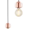 Samostatná závěsná stropní lampa Loft růžové zlato APP593-1CP
