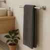 Bathroom hanger 6610a Modern Brush Nickle
