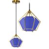 Lampada Da Soffitto Pensile Diamante Blu APP452-1CP