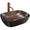 Lavabo sobre encimera Rea Belinda COPPER BRUSH / Black