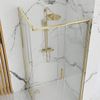 Shower Enclosure Rea Punto 80x100 Gold