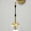 Lampa de perete din sticla Gold APP685-1W