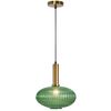 Lampa Sufitowa Wisząca Szklana APP465-1CP Zielona
