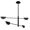 Lampe APP1260-4CP BLACK