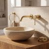 Змішувач прихованого монтажу REA Venti Brush Gold