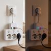 Power Strip 3 Sockets + 3x USB-A + USB-C JNH018 White