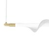 Lampa LED G011-CP WHITE/GOLD