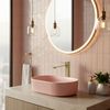 Bathroom faucet Rea Drop Brush Gold High