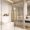 Дръжка за врата на душ кабина Rea 01 Brushed Gold