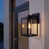 Homlokzati fali lámpa JNH038-1G Black