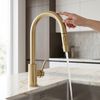 Смеситель кухонный Rea Fresh Touch Brush Gold