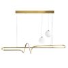 Люстра LED LHJ039-CP BRUSH GOLD