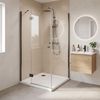 shower tray Rea Belmond White 80x80 Titan