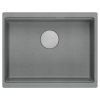 Granite sink Logan 100 Grey Metallic
