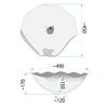 Ceramic Countertop Basin REA HM-22 Handmade ART
