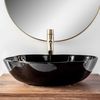 Lavabo sobre encimera Rea Pearl Black