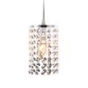 Lampa Sufitowa Kryształ APP730-1CP Srebrna