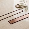 Linear drainage Rea Neox brush copper 70