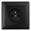 Single socket frame OSTE JNH013-1F Black