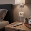 Single grounded socket + 2x USB-A OSTE JNH003-G Beige
