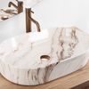 Countertop washbasin REA Nadia 60 Marrone
