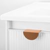 Conjunto de muebles de baño con lavabo Mario 60cm White