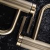 Bathroom faucet Rea Argon Brush Gold high