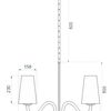 Vintage závěsná lampa APP720-3CP