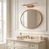 Настінний LED світильник для ванної SWE037-1W 40cm BRUSH COPPER