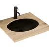 Inset washbasin Rea Nel Black