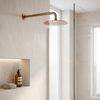 Bras de douche rond REA JS-9021 40cm Brush copper